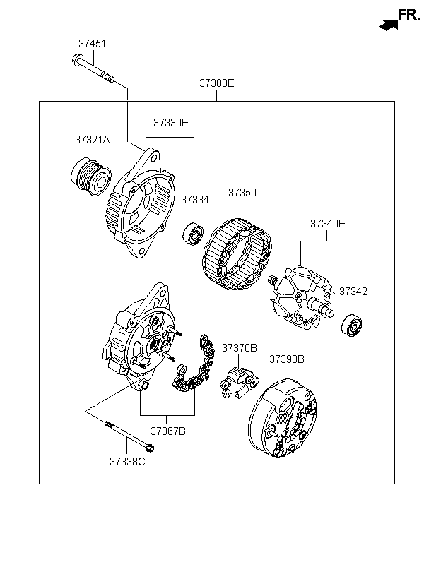 alternator 描述: regulator assy-generator 車型 車型 年份 發動機