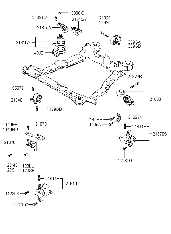 描述:4 dr sedan > high grade > 1800 cc零件信息 图示位置: 21815a