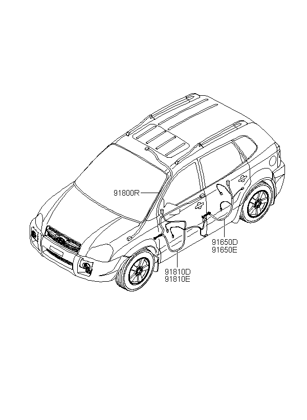 [central dr lock/unlock-drs & pas ctrl] 車型 車型 年份 發動機