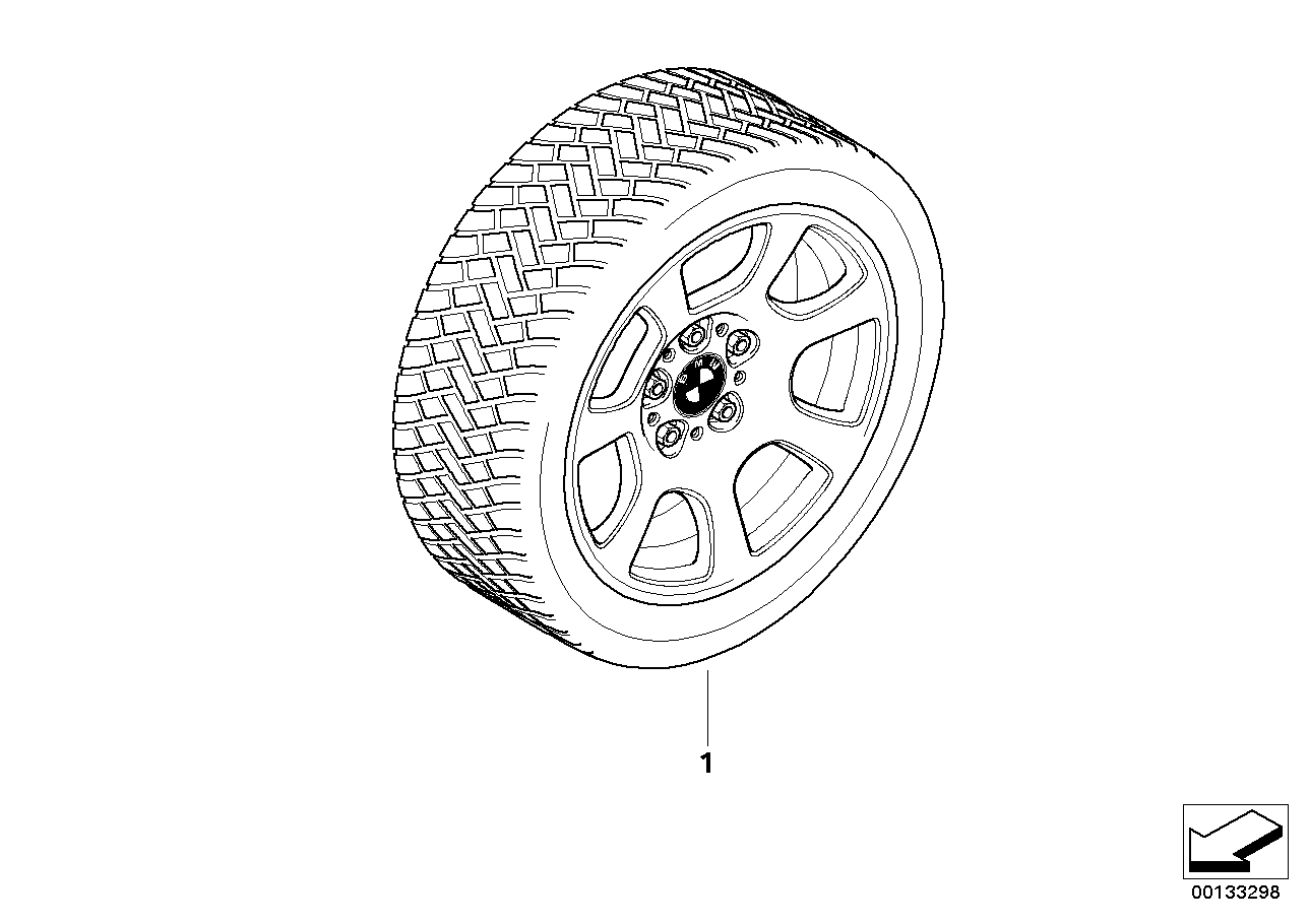 完整車輪 冬季 輕合金, span>36112213243, main group: 車輪及輪胎