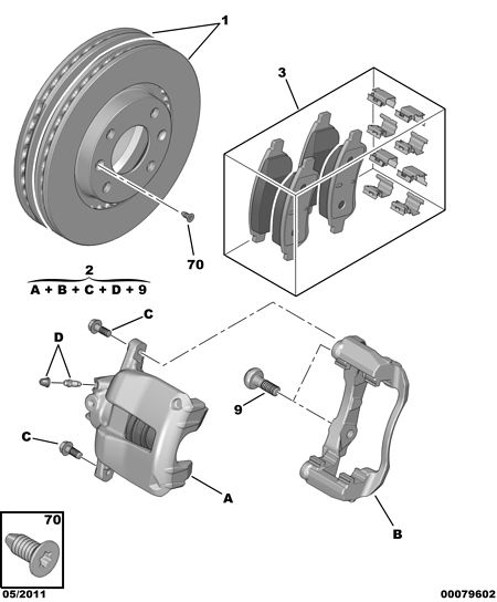 80, main group: 制動, diagram: 前制動器-前制動盤 制動鉗 剎車片